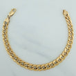 Pulso Cubano 11.05gr / 8 1/4 in / 7.05mm Oro Amarillo +1 18K $
