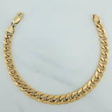 Pulso Cubano 11.05gr / 8 1/4 in / 7.05mm Oro Amarillo +1 18K $