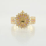 Anillo Corona Tupida 5.25gr / T7 3/4 / Oro Amarillo 18K ©