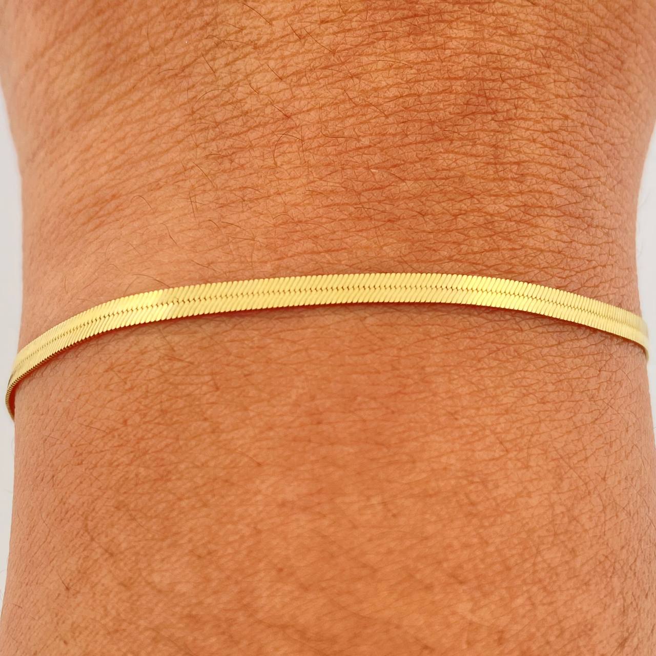 Pulso Espejo 2.35gr / 7 1/2 in / 2.35mm Oro Amarillo +3 18K %