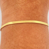 Pulso Espejo 2.35gr / 7 1/2 in / 2.35mm Oro Amarillo +3 18K %