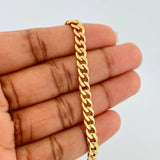 Pulso Cubana 2.55gr / 7 3/4 in / 5.21mm Oro Amarillo +1 18K %