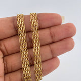 Bismark Chain 6.35 g / 17 3/4 in / 4.5 mm 18K Yellow Gold