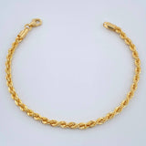 Pulso Lazo 2.75gr / 6 3/4 in / 3.01mm Oro Amarillo +3 18K %