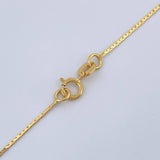 Cadena Serpiente 1.4gr / 17 3/4 in / 0.8mm Oro Amarillo +3 18K %