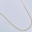 Cadena Serpiente 1.4gr / 17 3/4 in / 0.8mm Oro Amarillo +3 18K %