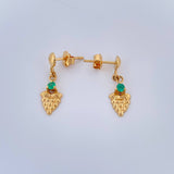 Topos Arete Uva Esmeralda 1.5gr / 3/4 in / 6.75mm Oro Amarillo 18K %