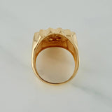 Anillo Rostro Cristo 11.6gr / T10 1/4 / Tres Oros 18K $
