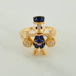 Ring Duck Money Bag 4.15gr / T6 / Three Golds 18K $