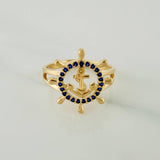 Anillo Ancla 2.5gr / T6 1/4 / Oro Amarillo 18K $