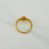 Anillo Correa 2.2gr / T6 3/4 /  Tres Oros 18K $
