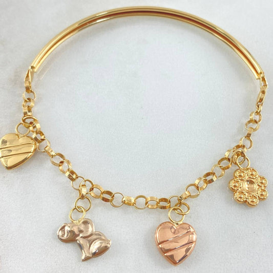 Pulso Charms 5.8gr / 19cm / Oro 18K