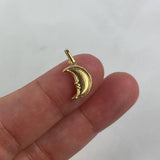 Pendant Crescent Moon 0.55gr / 1.8 Stamped Yellow Gold