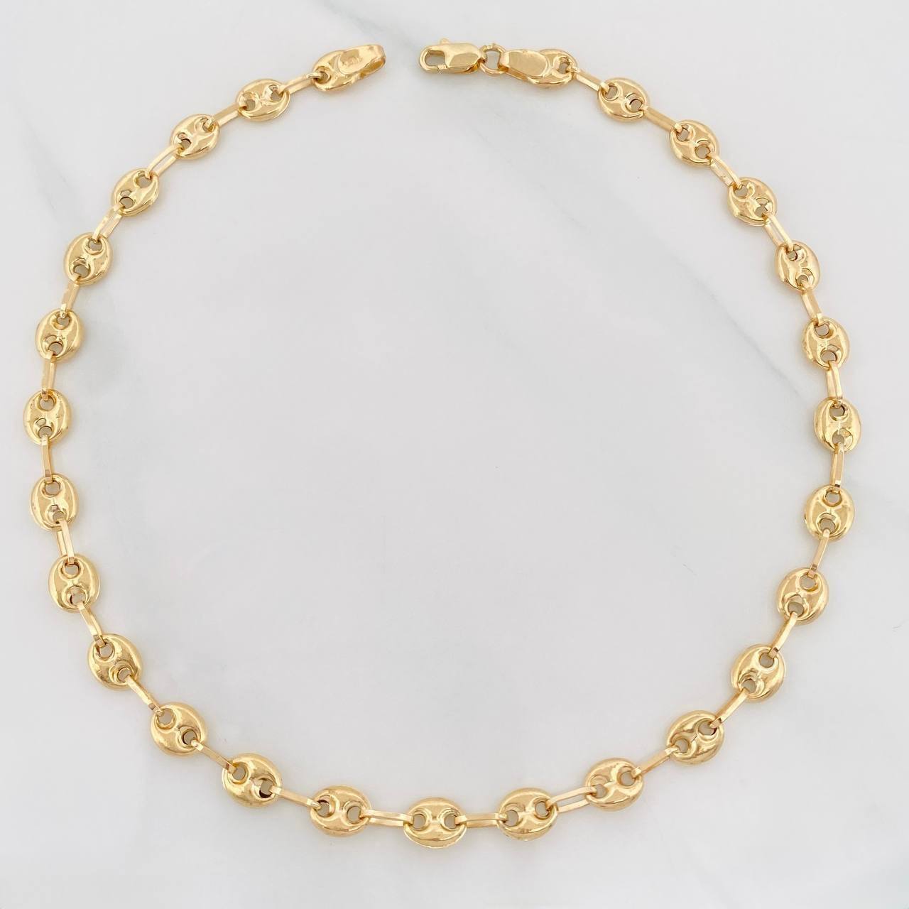 Tobillera GC 3.9g / 10 3/4 in / 5.28mm Oro Amarillo 18K