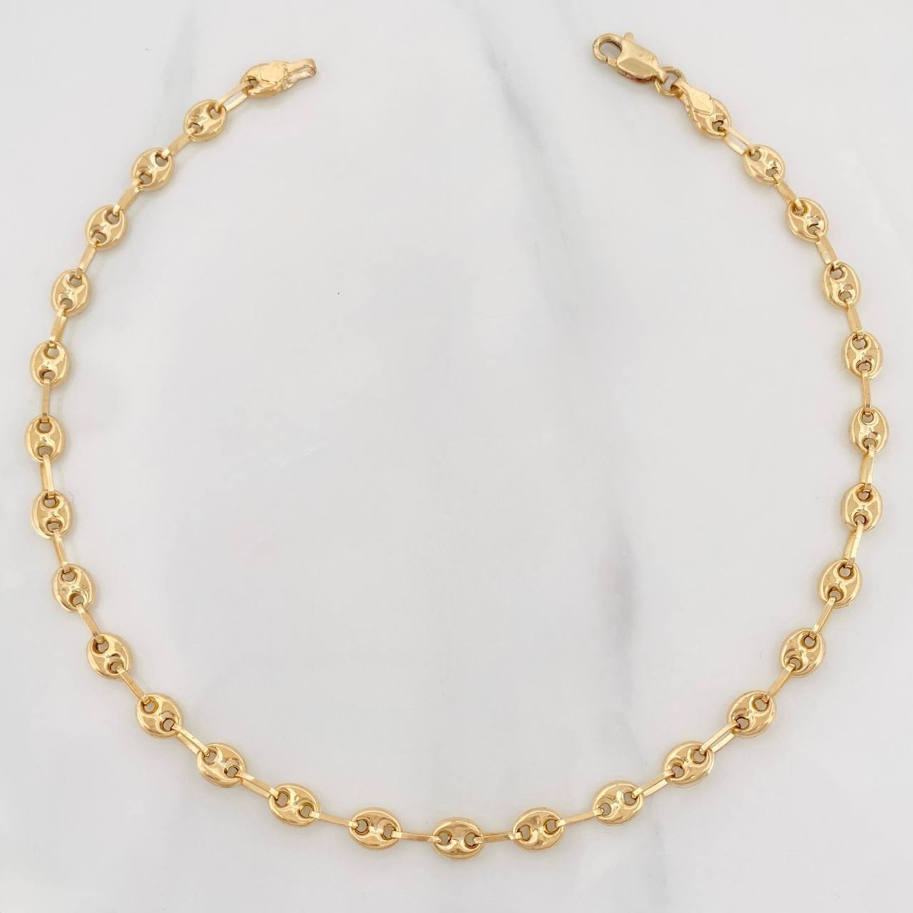 Tobillera GC 3.85g / 10 3/4 in / 4.8mm Oro Amarillo 18K