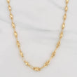 Cadena Rustico Rombo 9.6g / 24 in / 4.28mm Oro Amarillo 18K