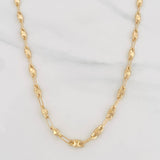 Cadena Rustico Rombo 9.6g / 24 in / 4.28mm Oro Amarillo 18K