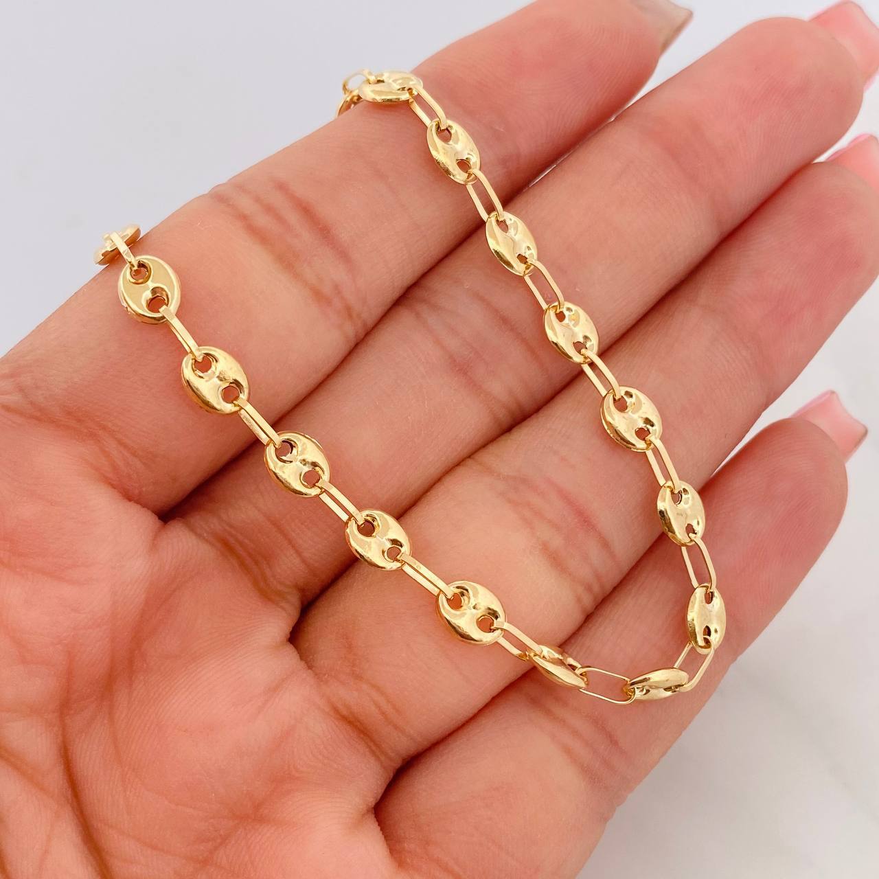 Cadena GC 6.6g / 20 in / 4.76mm Oro Amarillo 18K