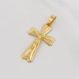 Dije Cruz Cristo 3.35g / 1 1/2 in Oro Amarillo 18K