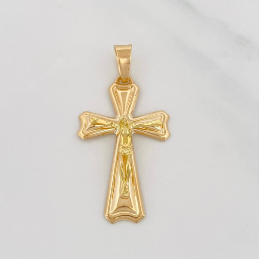 Dije Cruz Cristo 3.35g / 1 1/2 in Oro Amarillo 18K