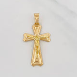 Dije Cruz Cristo 3.35g / 1 1/2 in Oro Amarillo 18K