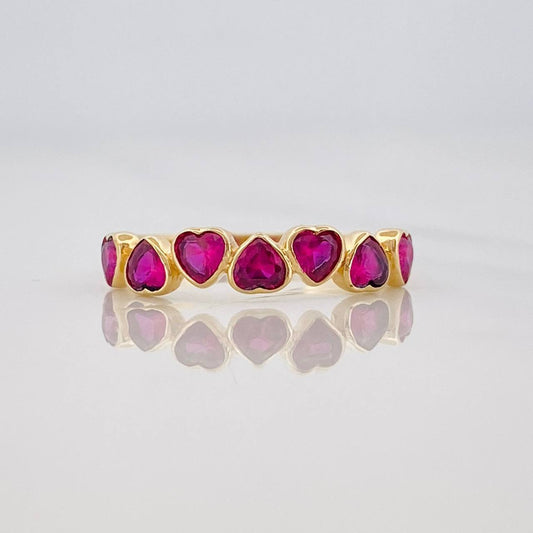 Hearts Ring 1.8g / T6 1/2 18K Yellow Gold