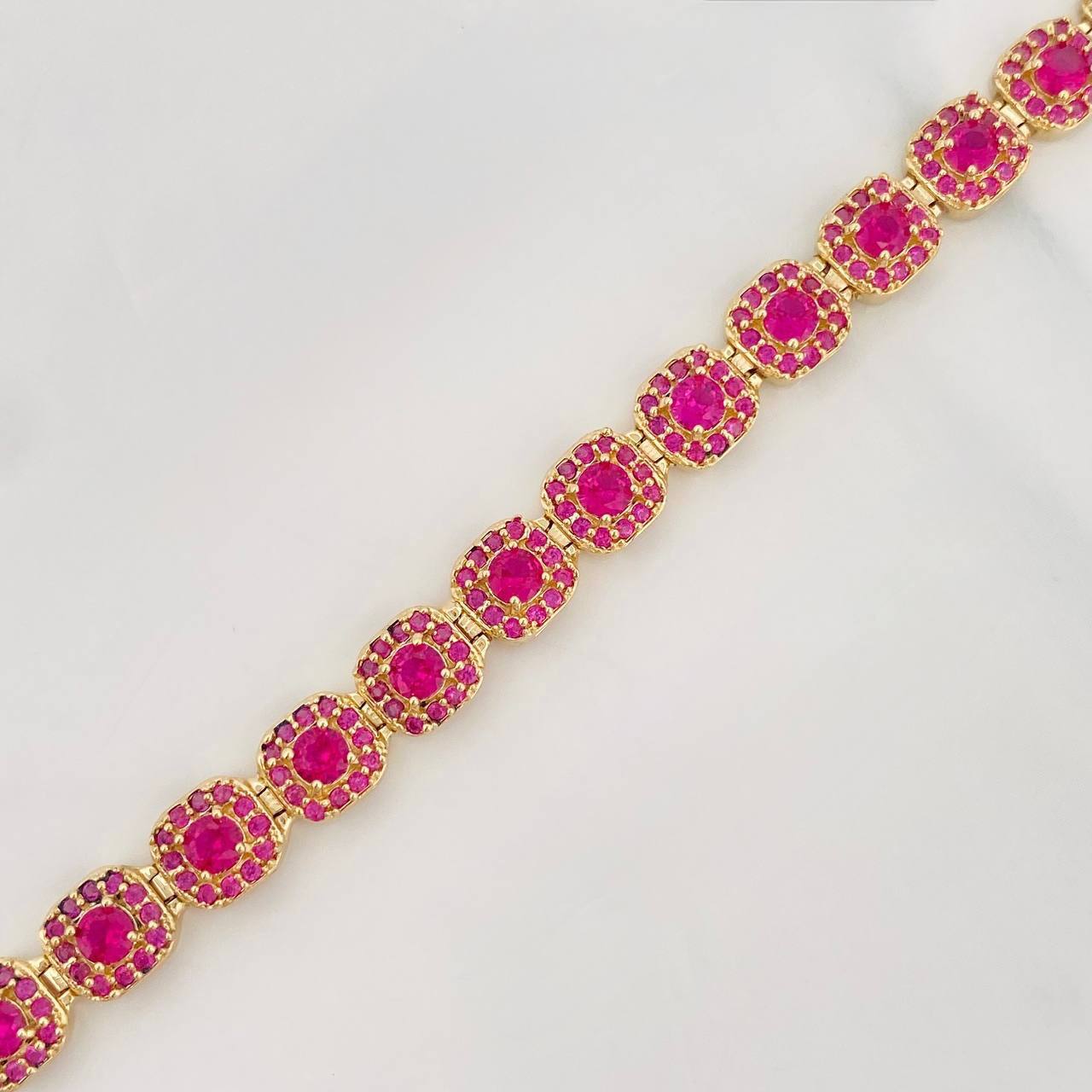 Tennis Bracelet 13.4g / 7 in / 6.27mm 18K Yellow Gold