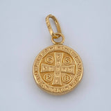 Dije San Benito 0.7gr / 3/4 in / Oro Amarillo 18K $