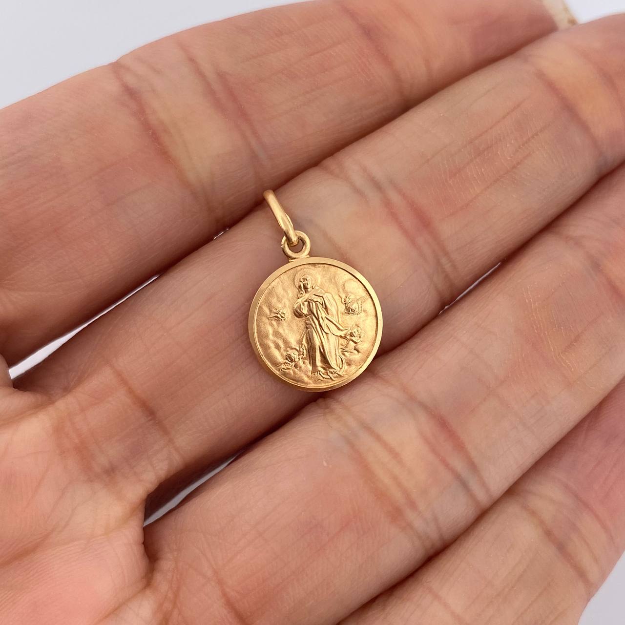 Dije Misericordioso 1.3gr / 3/4 in / Oro Amarillo 18K $