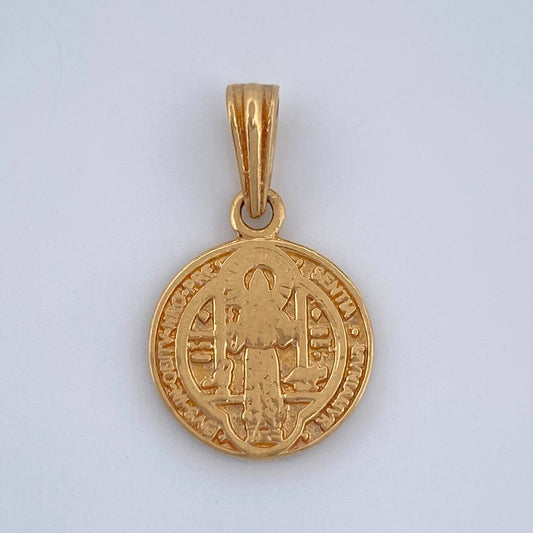 Dije San Benito 1.65gr / 3/4 in / Oro Amarillo 18K $