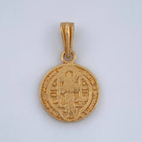 Dije San Benito 1.65gr / 3/4 in / Oro Amarillo 18K $