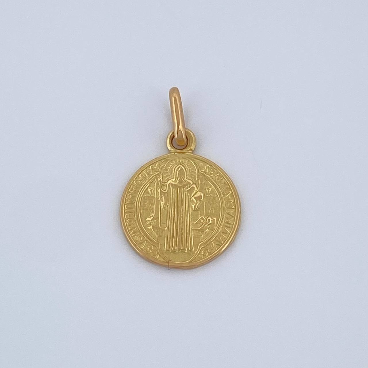Dije San Benito 1.5gr / 3/4 in / Oro Amarillo 18K $