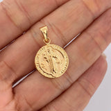 Dije San Benito 1.35gr / 1 in / Oro Amarillo 18K $