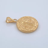 Dije San Benito 1.35gr / 1 in / Oro Amarillo 18K $