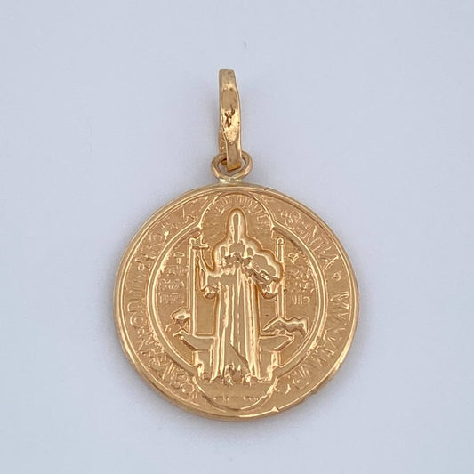 Dije San Benito 1.05gr / 1 in / Oro Amarillo 18K $