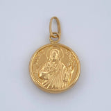 Dije San Judas Tadeo 1gr / 3/4 in / Oro Amarillo 18K $