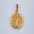 Dije Virgen Milagrosa 1.7gr / 1 1/4 in / Oro Amarillo 18K $