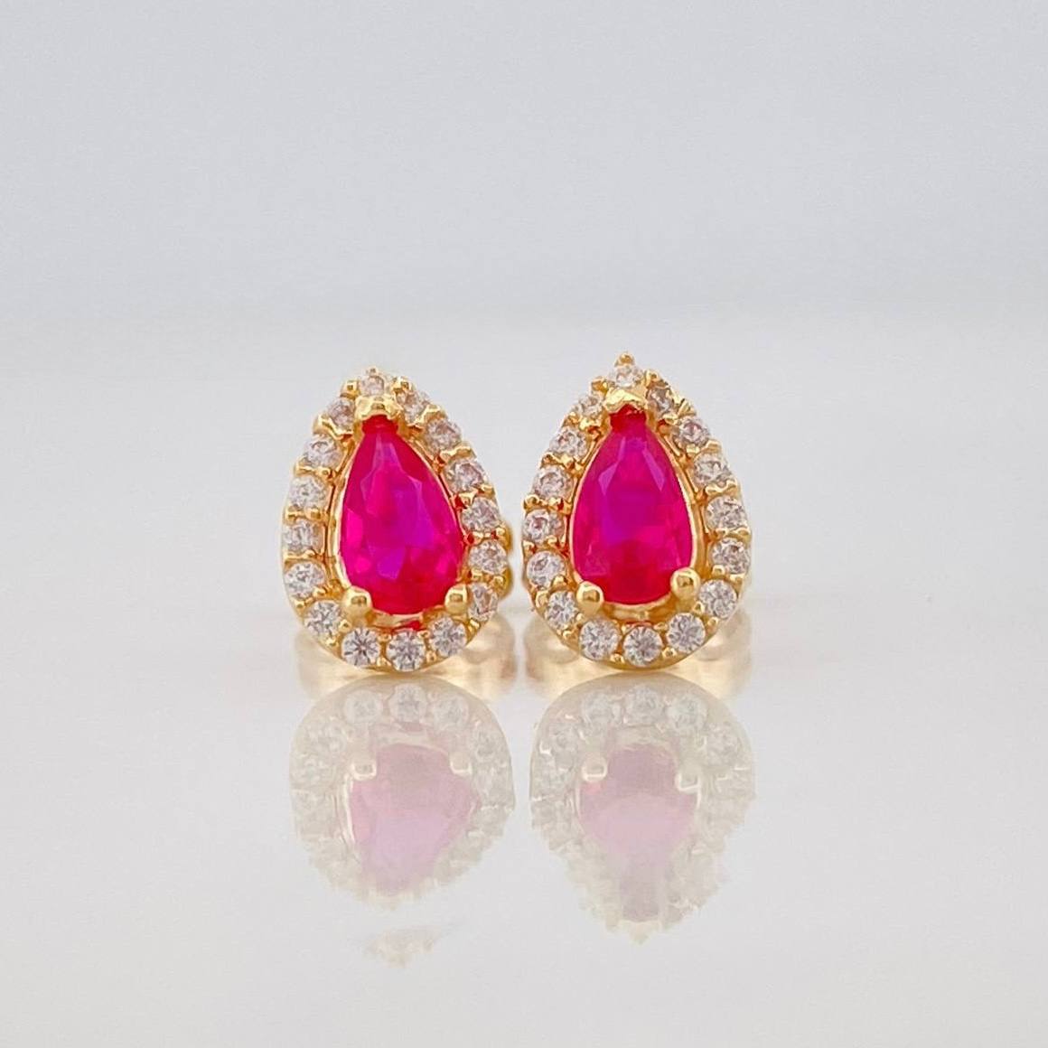 Topos Halo Gota 1.2g / in / 5.9mm Oro Amarillo 18K