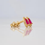 Topos Halo Gota 1.2g / in / 5.9mm Oro Amarillo 18K