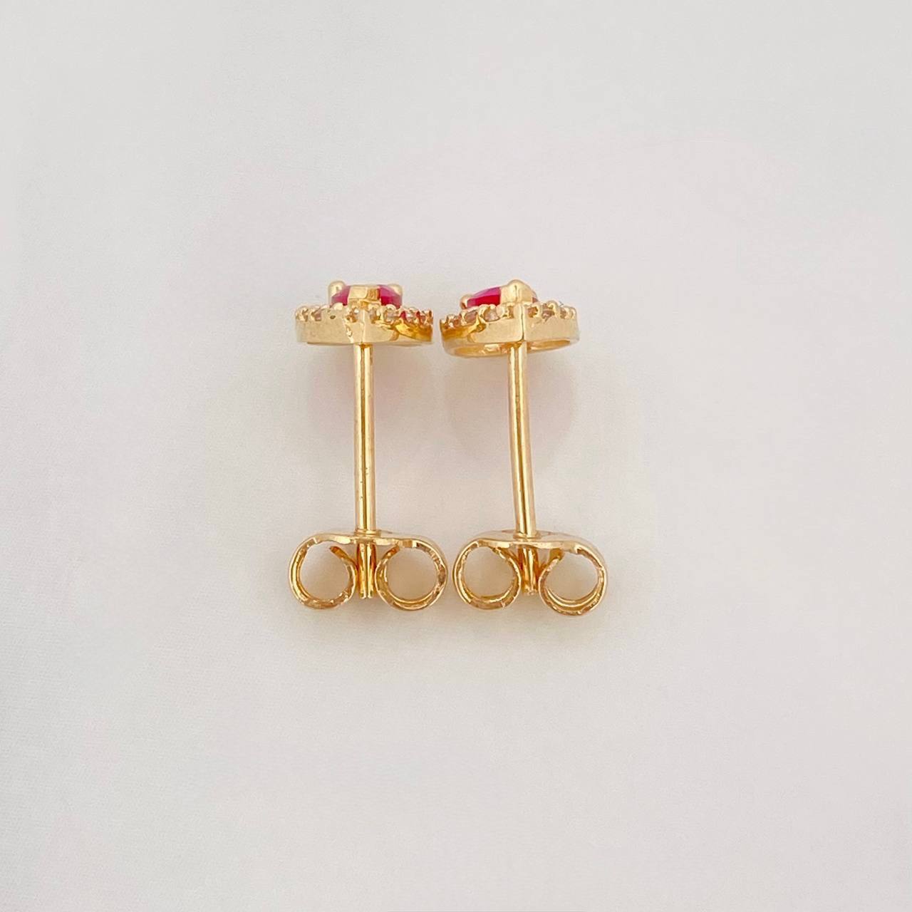 Topos Halo Gota 1.2g / in / 5.9mm Oro Amarillo 18K