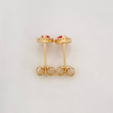 Topos Halo Gota 1.2g / in / 5.9mm Oro Amarillo 18K