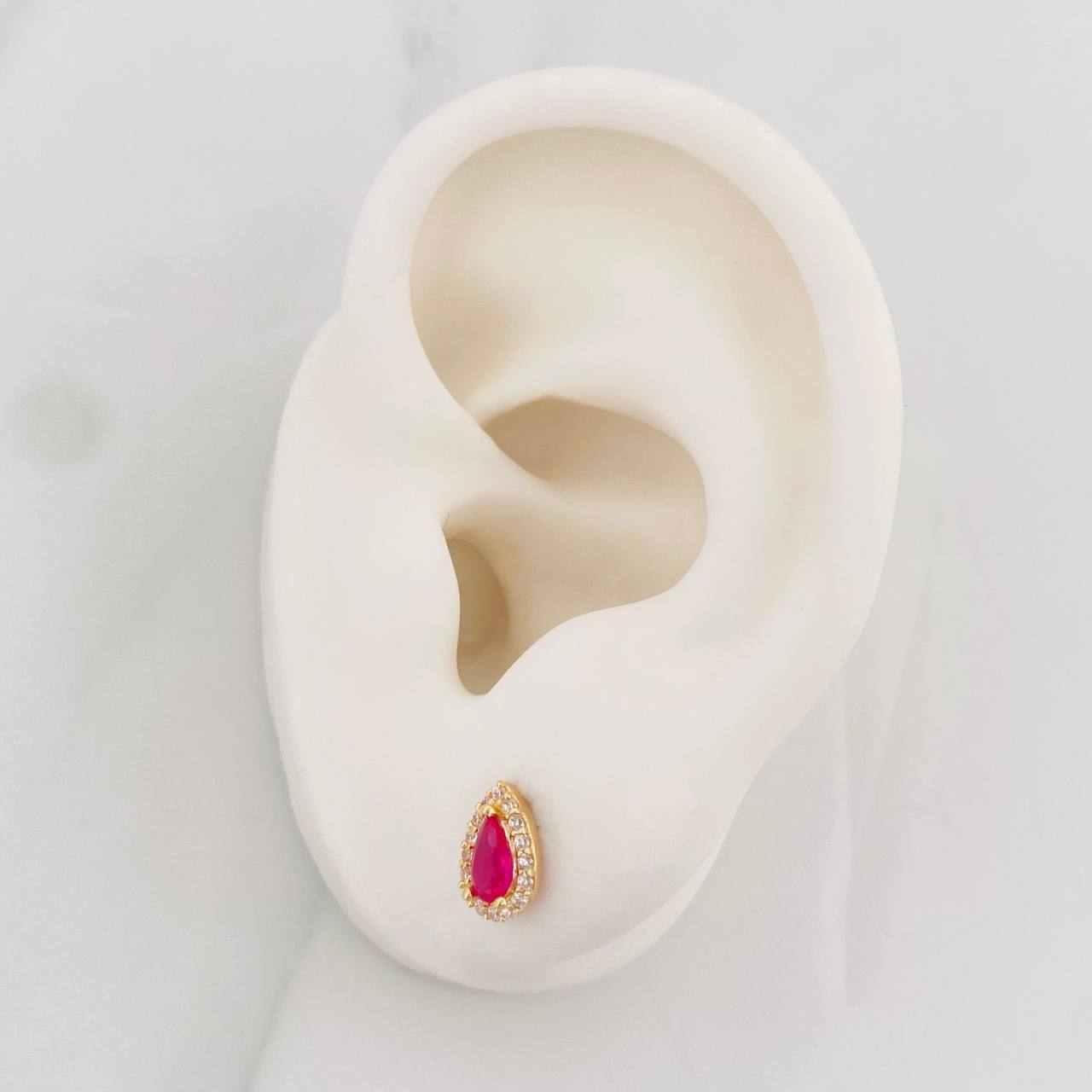 Topos Halo Gota 1.2g / in / 5.9mm Oro Amarillo 18K