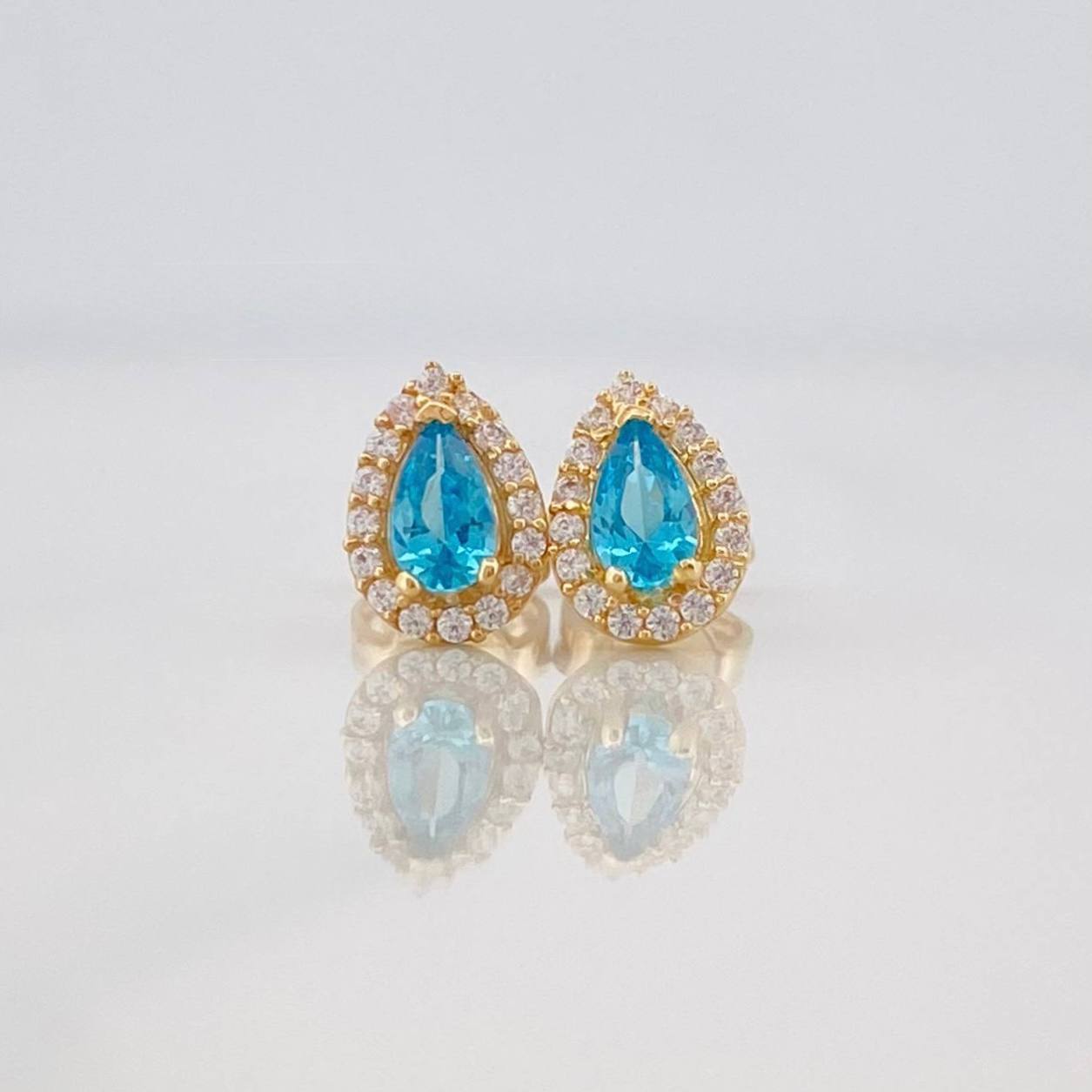 Topos Halo Gota 1.25g / in / 5.85mm Oro Amarillo 18K