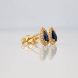 Topos Halo Gota 1.15g / in / 5.9mm Oro Amarillo 18K