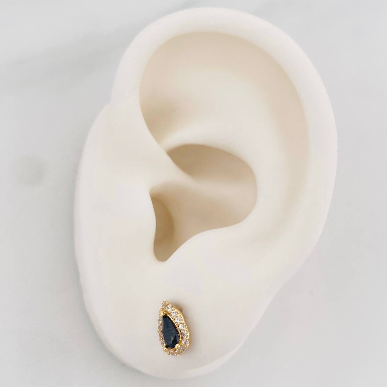 Topos Halo Gota 1.15g / in / 5.9mm Oro Amarillo 18K