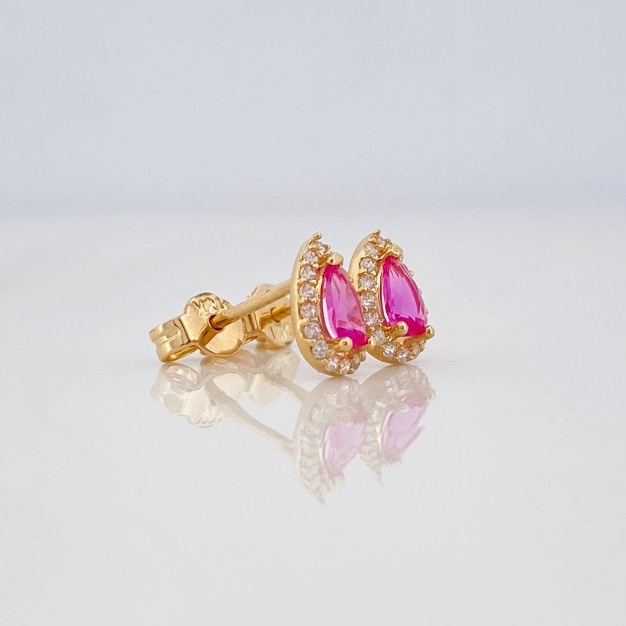 Topos Halo Gota 1.2g / in / 5.9mm Oro Amarillo 18K
