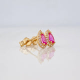 Topos Halo Gota 1.2g / in / 5.9mm Oro Amarillo 18K