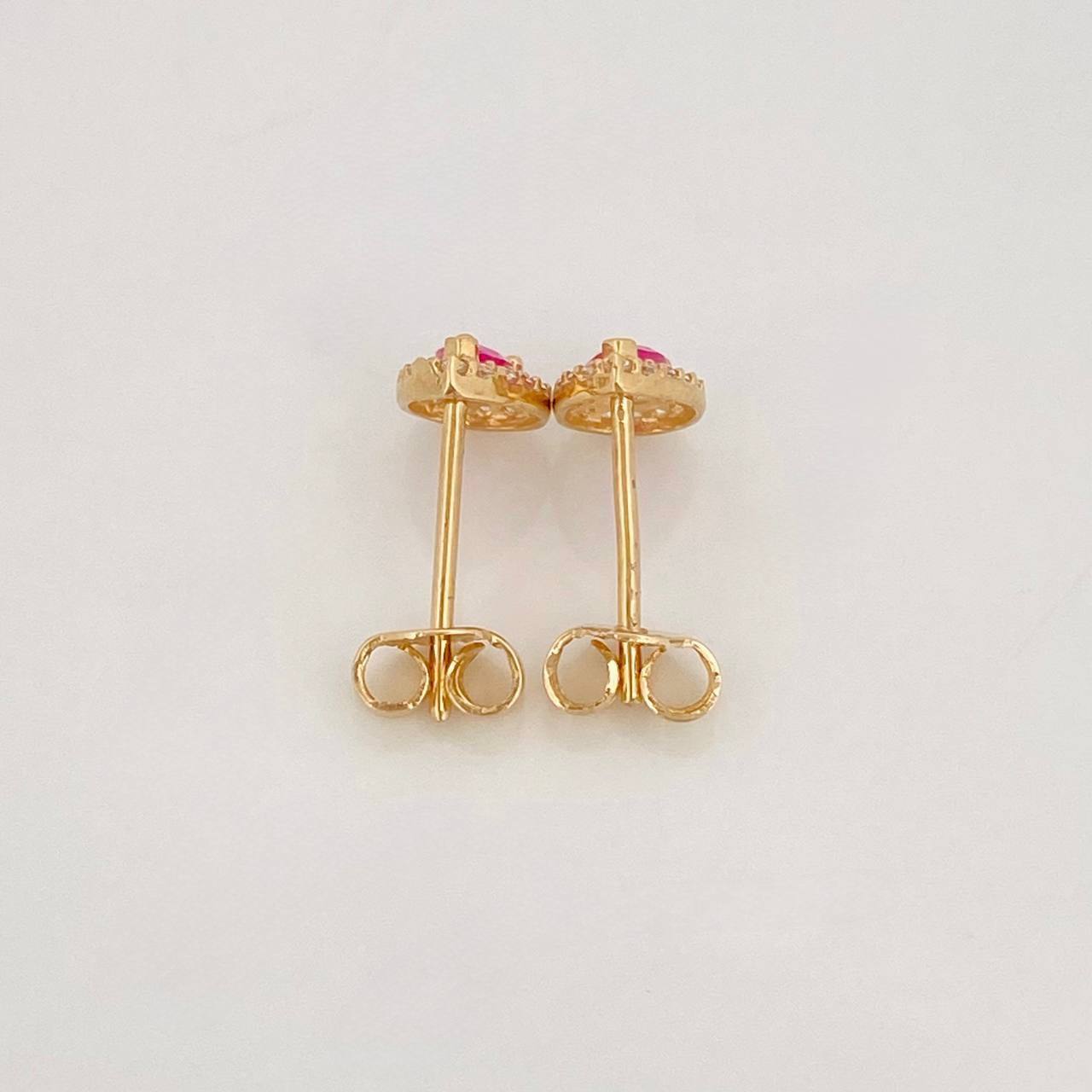 Topos Halo Gota 1.2g / in / 5.9mm Oro Amarillo 18K