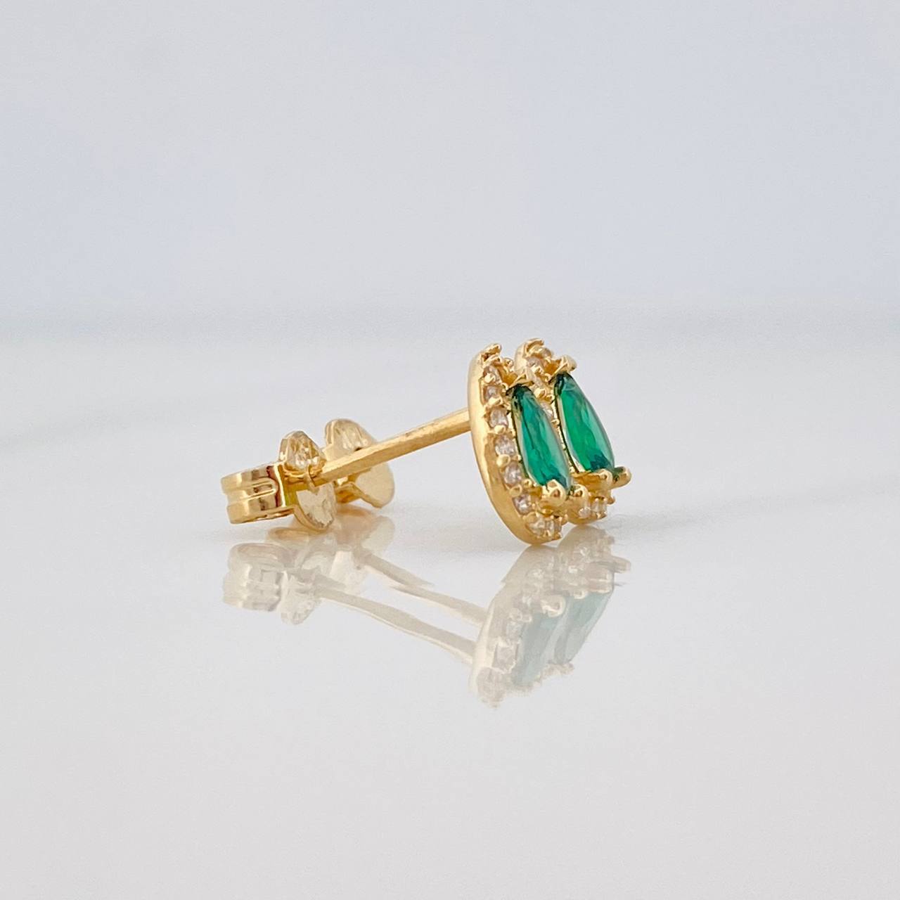 Topos Halo Gota 1.15g / in / 5.9mm Oro Amarillo 18K