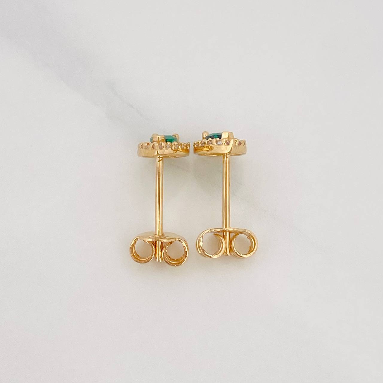 Topos Halo Gota 1.15g / in / 5.9mm Oro Amarillo 18K